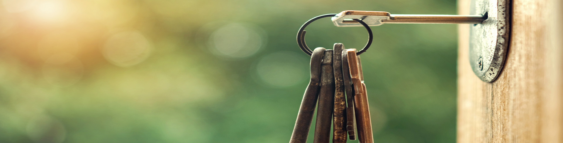 Key in door lock