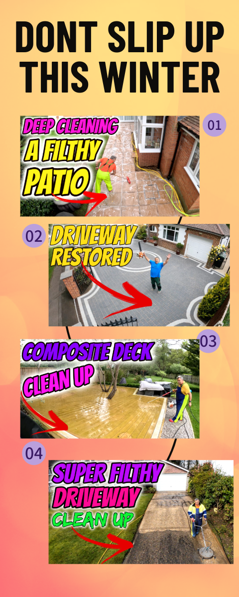 Winter pressure washing