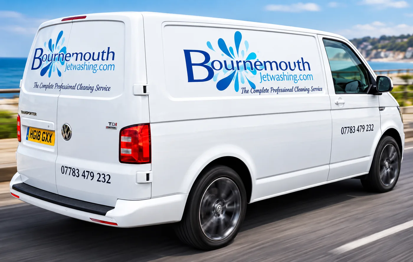 Bournemouth Jet Washing pressure washing van in Bournemouth